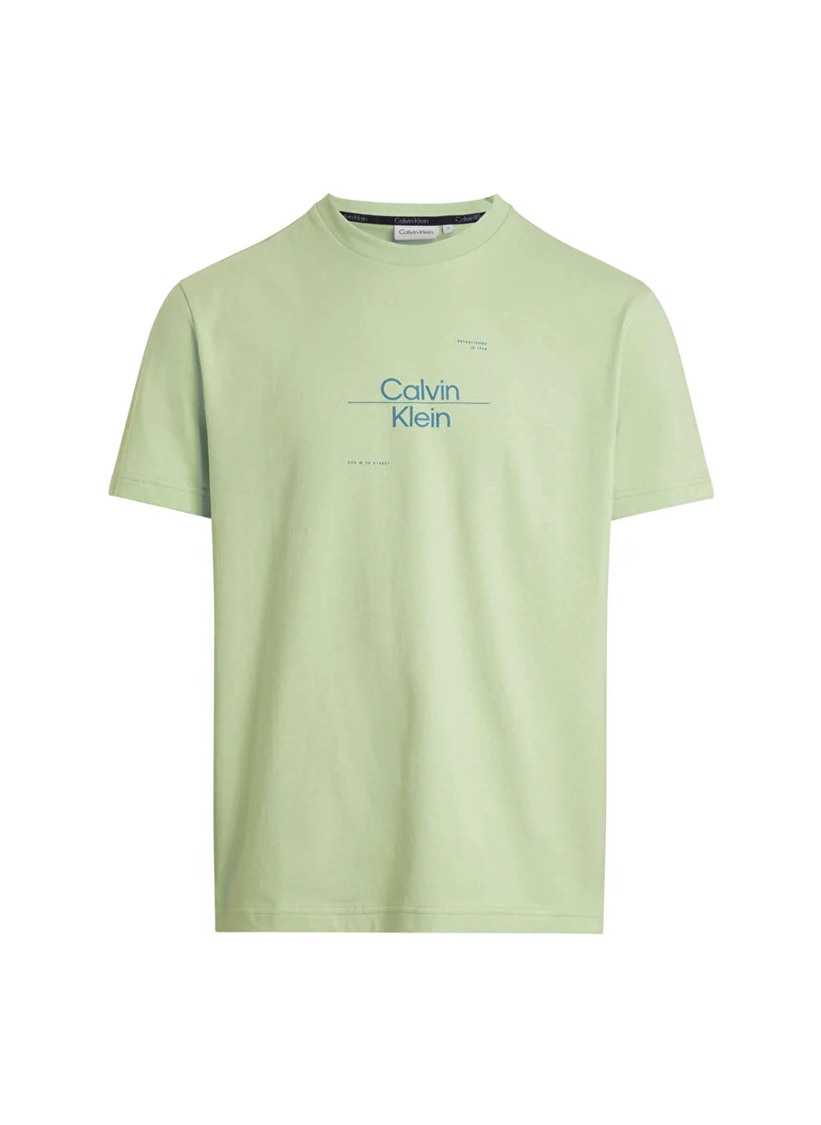 Calvin Klein Erkek T-Shirt Yeşil| Ücretsiz Kargo Sitesi İstanbuldan al
